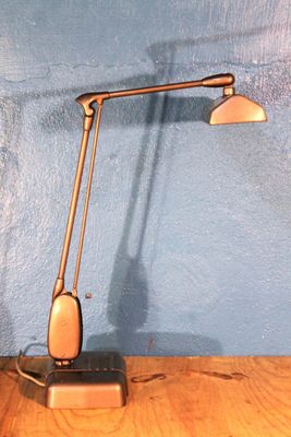 Lampe de bureau type industriel de marque Flexo, socle rectangulaire e - Photo 1