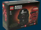 a box with a lego star wars figure in it