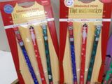several toothbrushes are lined up in a row on a table