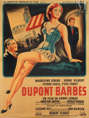 a movie poster for the film dupon harbes