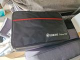 a suitcase that is sitting on top of a chair