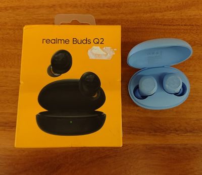 Écouteurs sans Fil-Realme Buds Q2, couleur Bleu- Bluetooth 5… - Photo 1