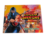 a picture of a book with a picture of a ninja holding a sword