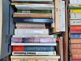 a box full of books sitting on the floor