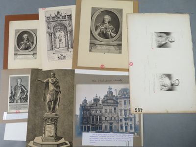 Ensemble de documents et gravures concernant Charles-Alexand…