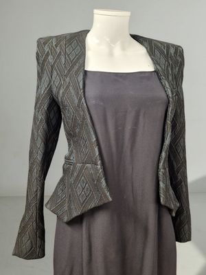 an image of a dress and jacket on a mannequin mannequin mannequin mannequin mannequin mannequin mannequin manne