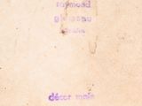 an old book that has a picture of a cat on it