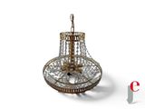 an image of a chandelier hanging from a ceiling on a white background