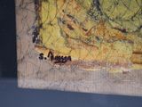 a picture of a painting on the wall of a building