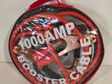 a picture of a red and black bag with a sign on it