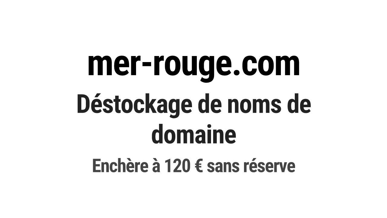 Destockage & Invendus