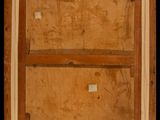 an image of a picture of a wooden frame with a picture in it