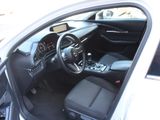 the interior of a car with a steering wheel, dashboard, and dash board