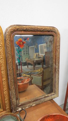 Miroir cadre doré 99 x 68