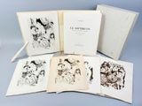 une image représentant une collection de livres ornés de dessins