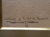 une photo d'un dessin sur une feuille de papier comportant des inscriptions