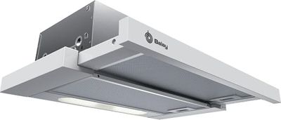 an image of a white kitchen hood with a light on it