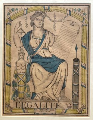 une image représentant un tableau où l'on voit une femme assise sur un trône