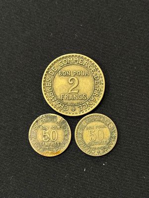 [Jetons]. LOT de trois jetons de la chambre de commerce de F…