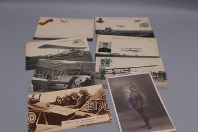 Lot d'environ 24 CPA  de scènes d'aviation - Photo 1