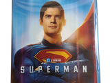 une image floue tirée d'un film Superman sur la jaquette d'un Blu-ray