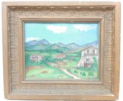une image d'un tableau sur le mur d'une maison