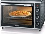 une image représentant un petit four avec une pizza à l'intérieur