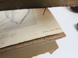 a picture of a drawing on a piece of paper on a table