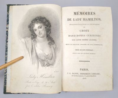 [HAMILTON (Amy Lyon, Lady)] : Mémoires de Lady Hamilton. amb…