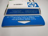 a box with a sticker on it sitting on a table