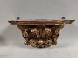 pair of antique brass wall sconces