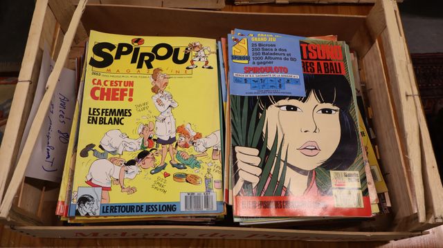 Caisse de Bande dessinée SPIROU, Années 90. 100 volumes