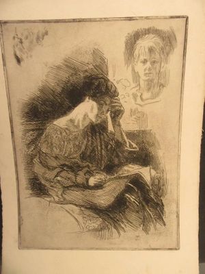 318.53 - Victor PROUVE (1858-1943), GRAVURE NON SIGNEE - 40x…