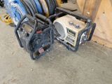 many different types of electrical equipment on the floor