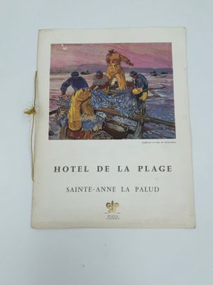la couverture du livre *Hôtel de la Place* de Saint-Anne-la-Paille