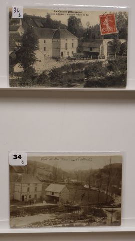 Bellegarde en Marche : Lot 1 de 4cpa, dont 1 cp photo. Petit pli ...