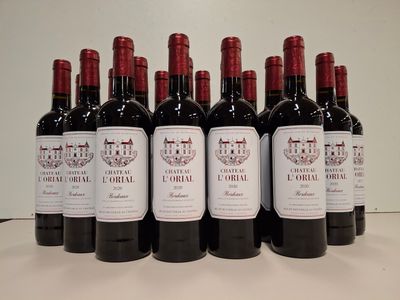 18 Bouteilles Château l’Orial 2020 Grand Vin de Bordeaux propriétaire 