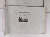 two pages of a book with a drawing of a ship on it