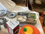 a table that has a lot of food on it