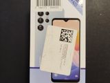 a phone with a qr code on the back of it