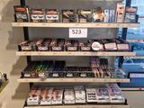 a display of makeup products for sale in a store