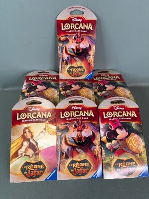 lot of 6 lorcana trading cards