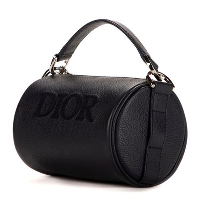 DIOR - SAC à main modèle "Dior Roller Mini" en cuir de veau …