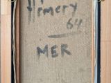 an old picture frame with a message written on it