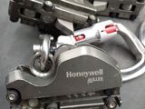 a close up of a pair of brake calipers on a table