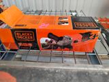 an orange box with a black and decker logo on it