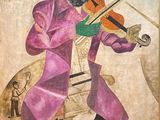 an image of a painting of a man playing a violin