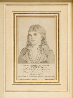 a drawing of a man with long hair and a beard in a frame