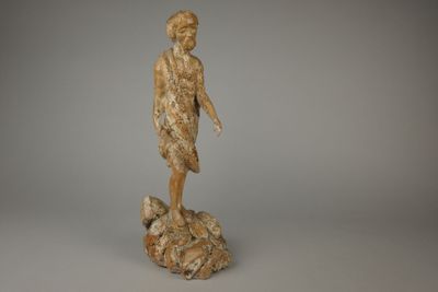 Saint Jean-Baptiste aux côtés de l'agneau