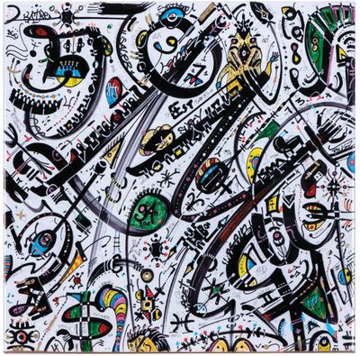 JÉRÔME THOMAS JAMER, 2025 Technique mixte sur carreau de mos… - Photo 1